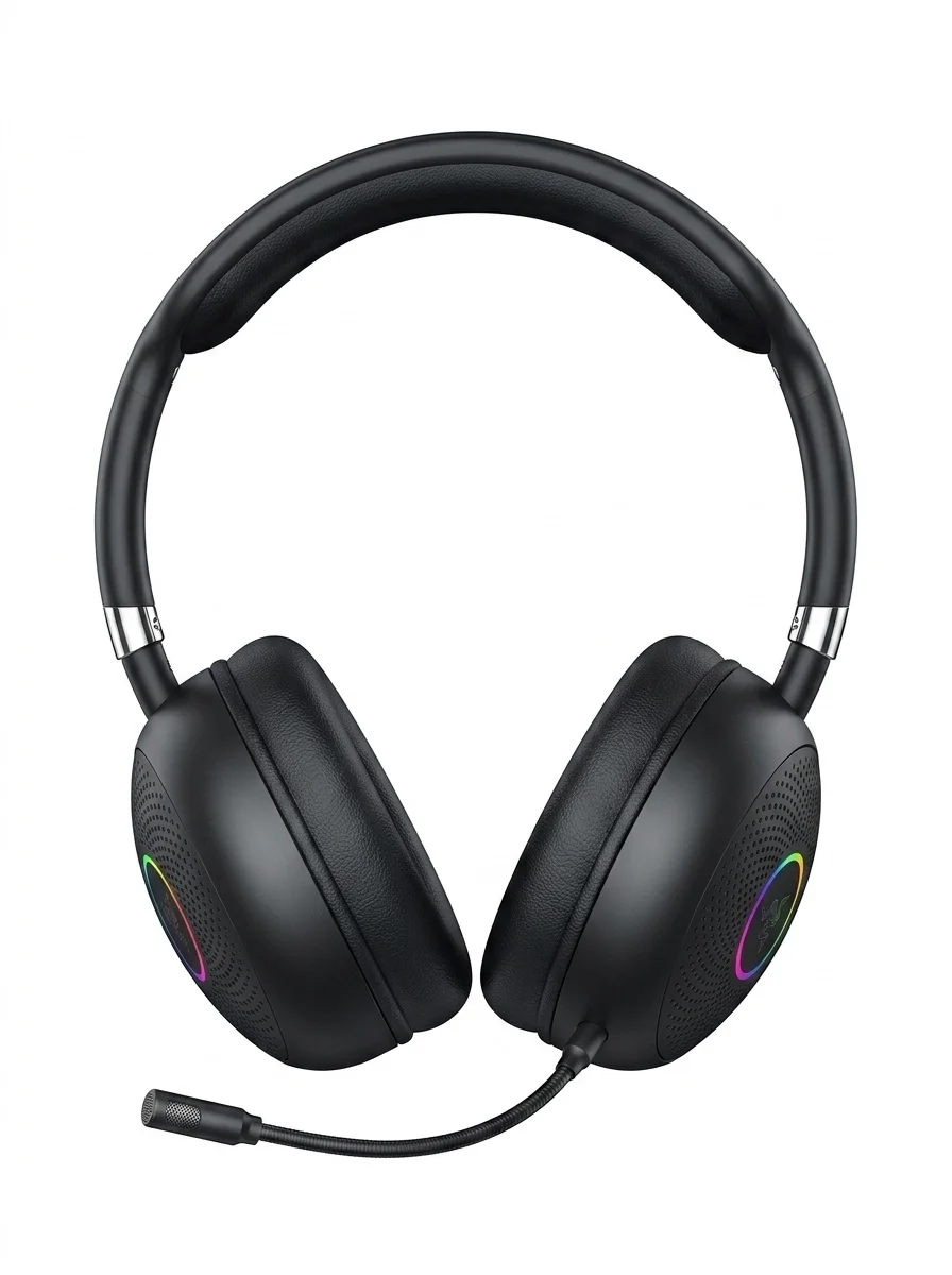Casque de jeu sans fil avec Bluetooth et éclairage RGB - LK51
