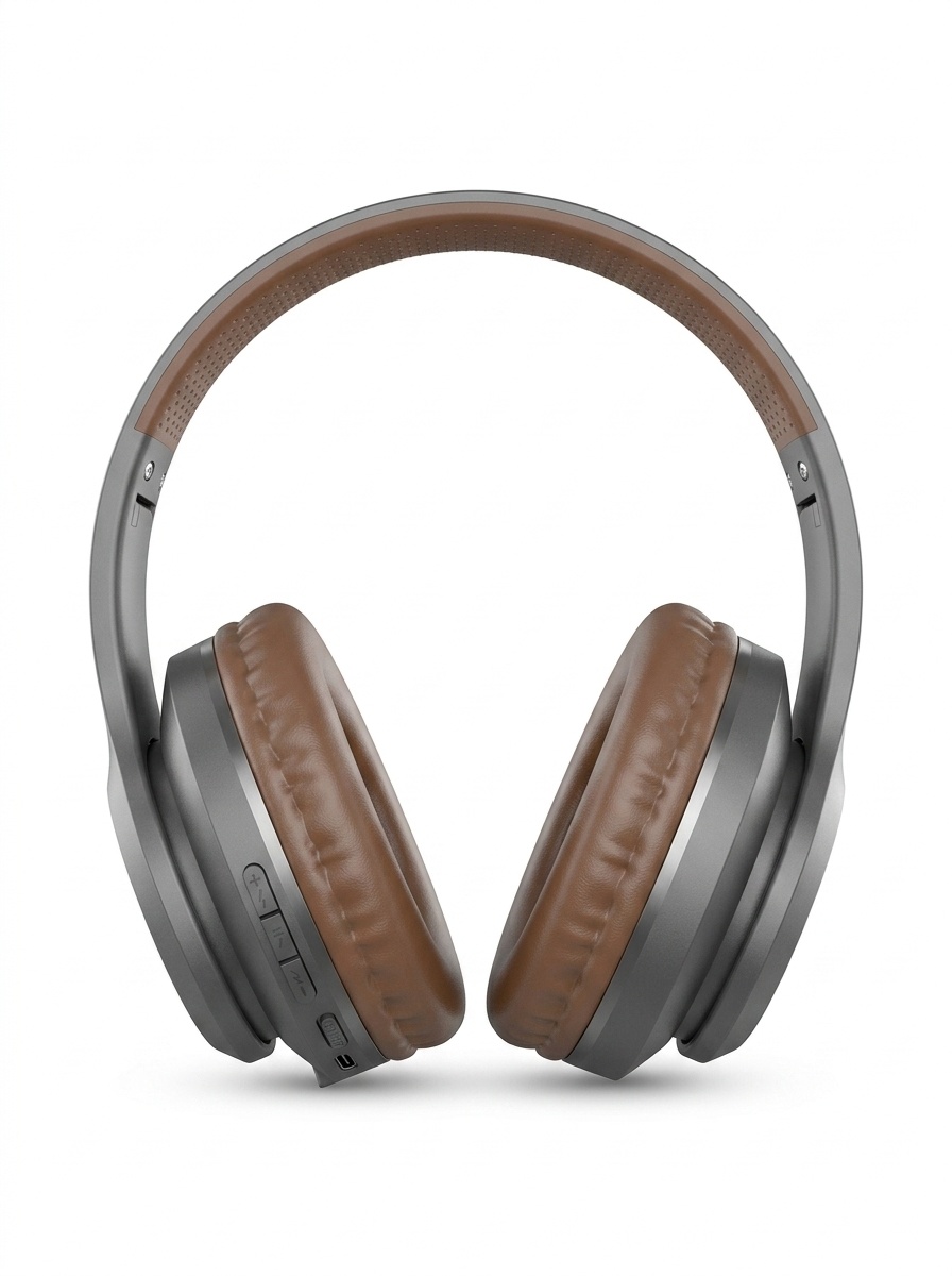 Casque Bluetooth sans fil supra-auriculaire pliable avec montre connectée intégrée - LK055