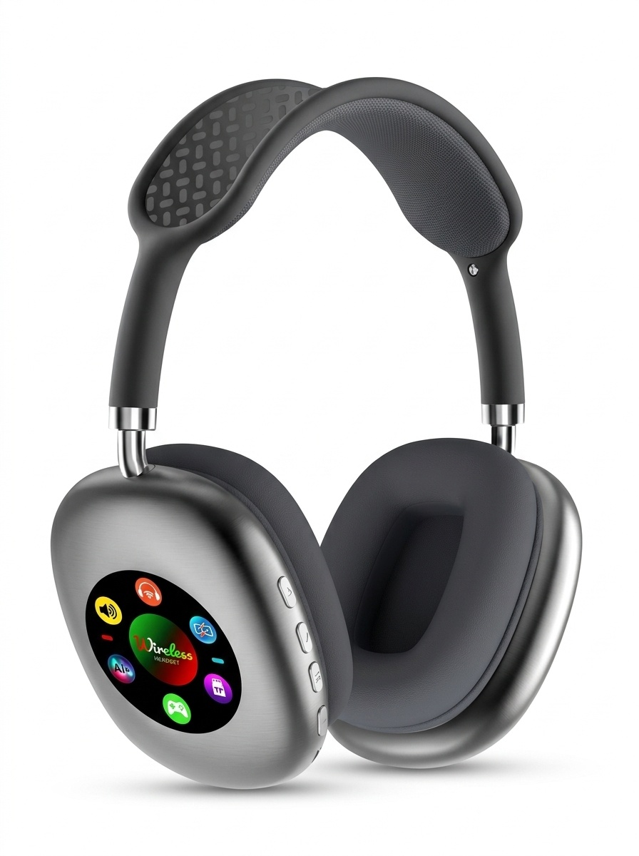 Casque sans fil Bluetooth avec écran numérique RGB - AKZ615B