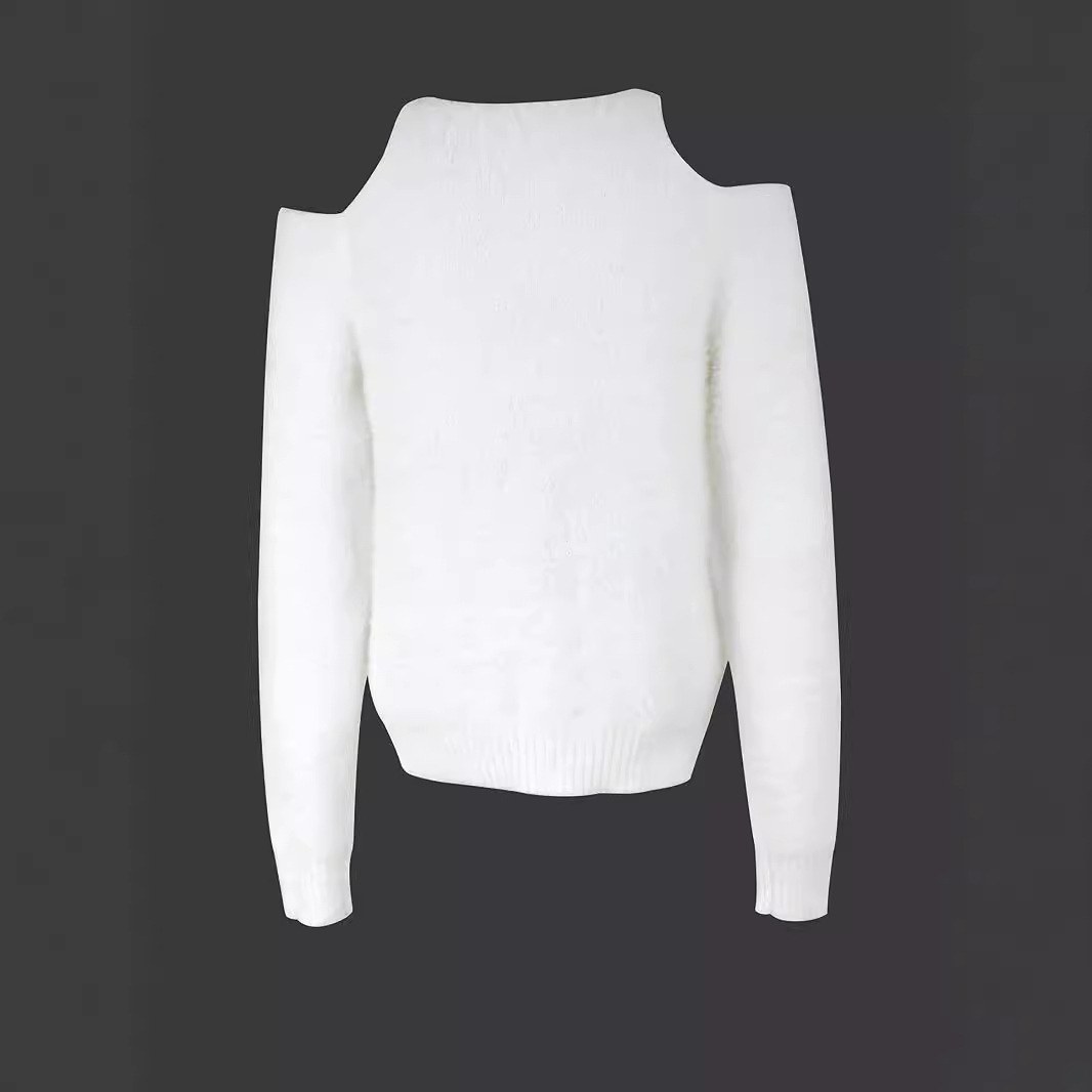 Women's Knit Sweater Off Shoulder Pullover Fashion Autumn Winter SSU-00085