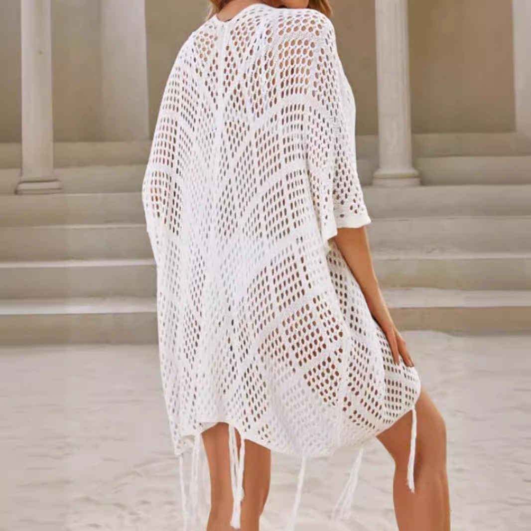 Crochet Cardigan Cover Up for Women Spring Summer Beach Vacation