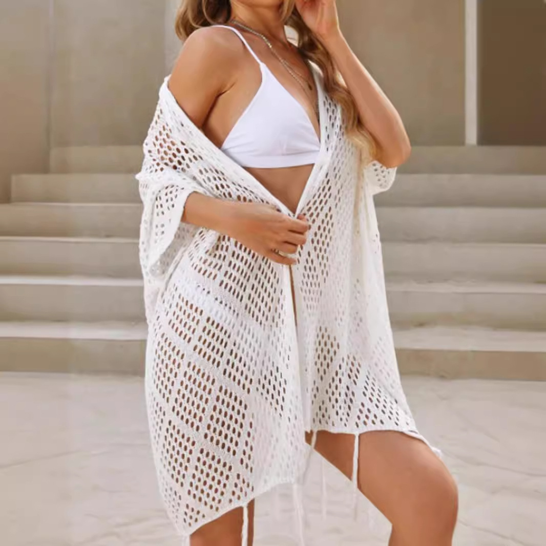 Crochet Cardigan Cover Up for Women Spring Summer Beach Vacation