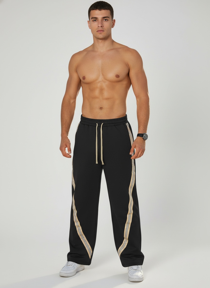Men's Casual Striped Sweatpants