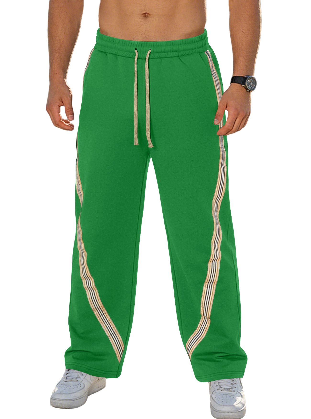 Men's Casual Striped Sweatpants