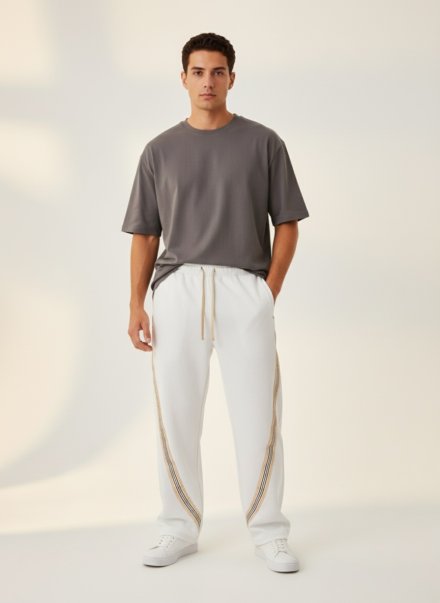 Men's Casual Striped Sweatpants