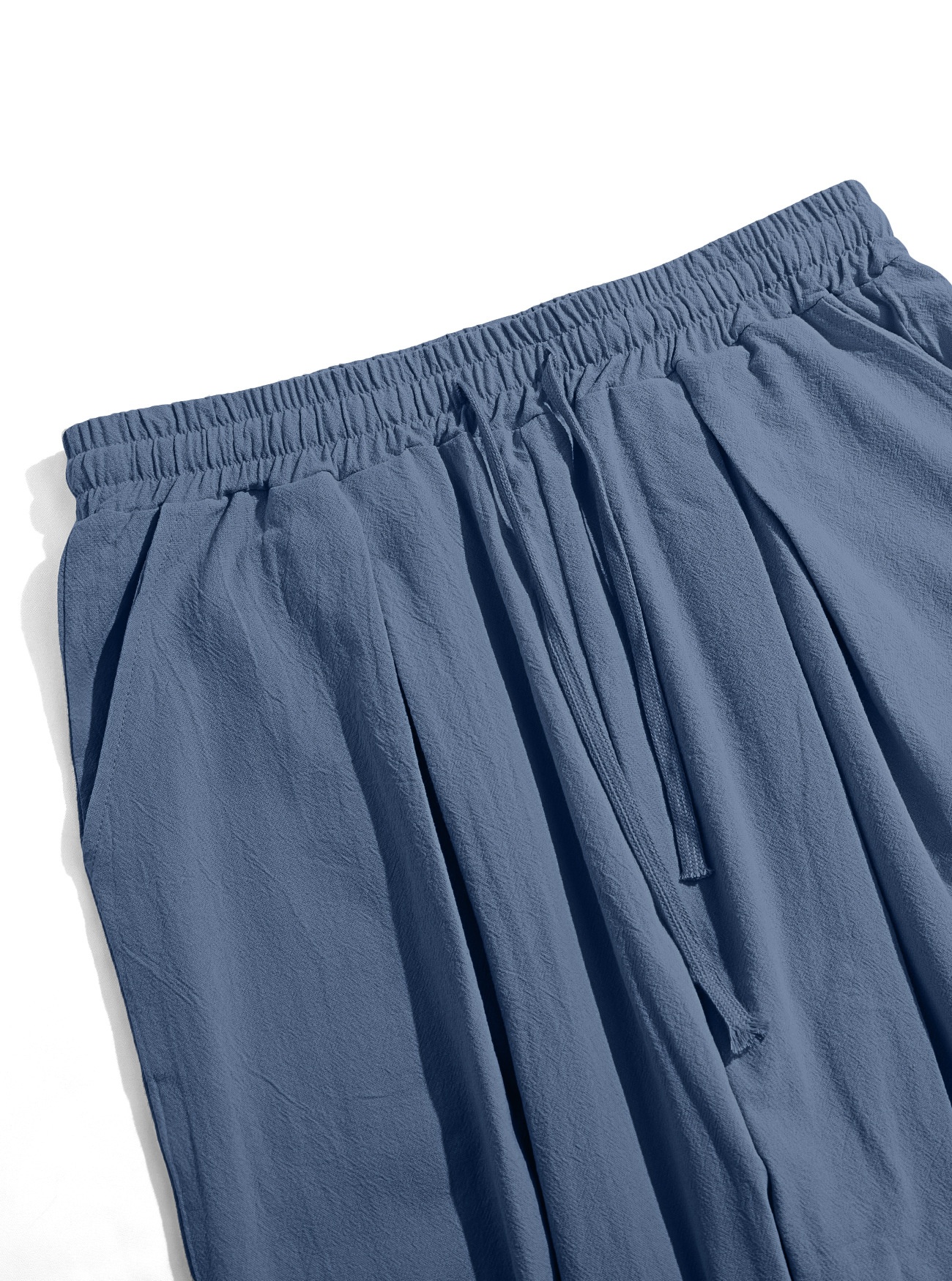 Men's  Drawstring Harem Pants Casual Beach Trousers