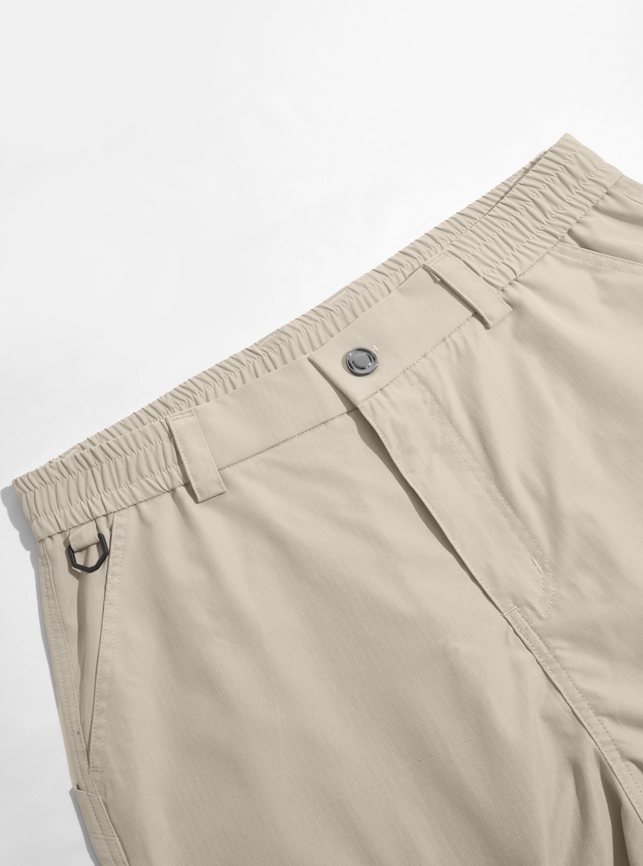 Men's Cargo Trousers with Elastic Waistband