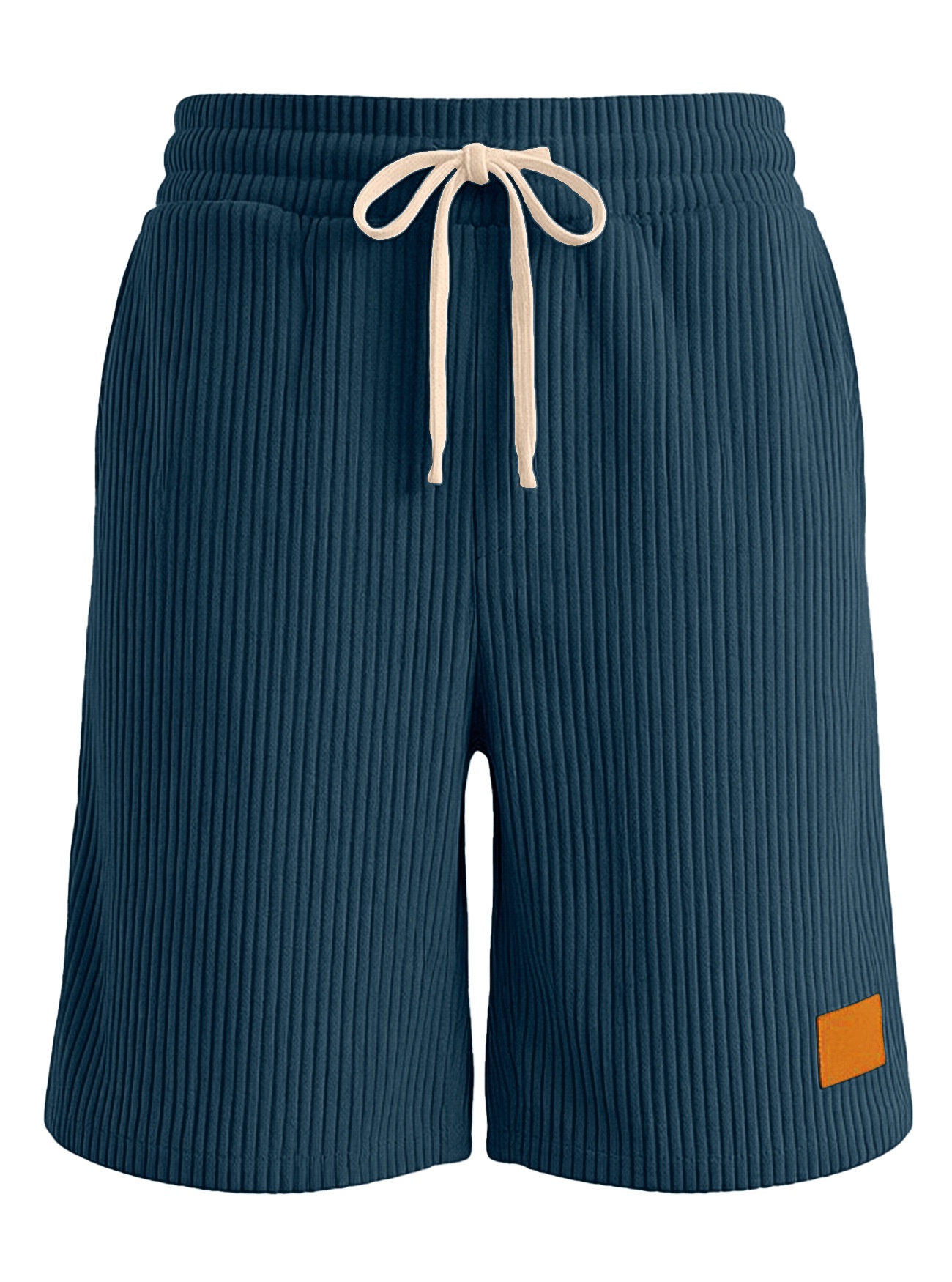 Men's Corduroy Drawstring Shorts for Casual Summer Style