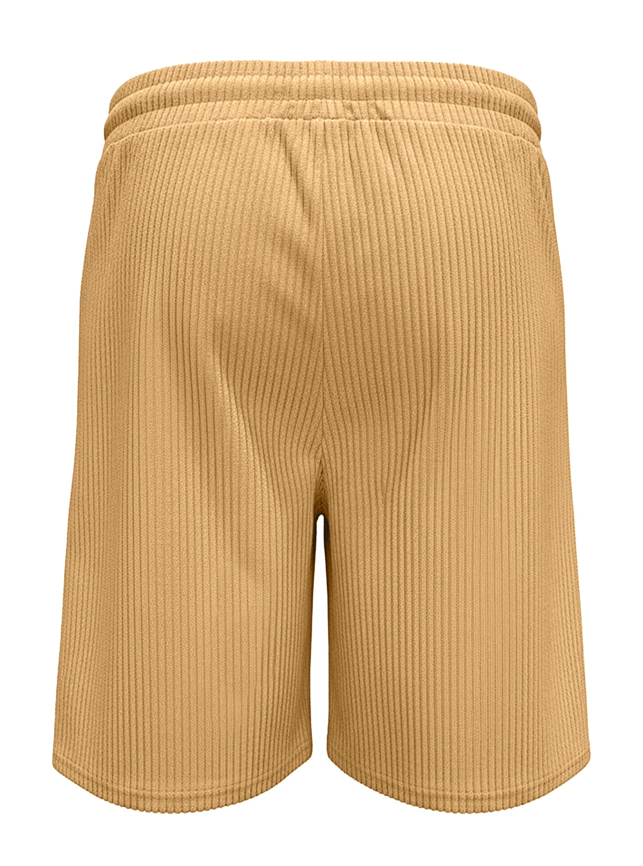 Men's Corduroy Drawstring Shorts for Casual Summer Style