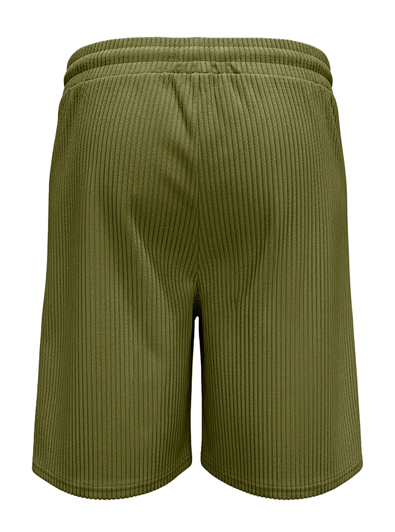 Men's Corduroy Drawstring Shorts for Casual Summer Style