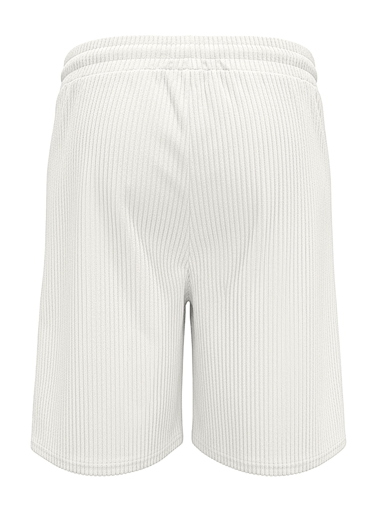 Men's Corduroy Drawstring Shorts for Casual Summer Style