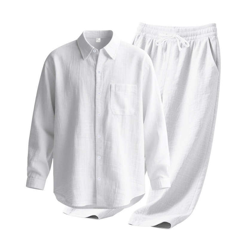 Men's Blend Casual Beach Shirt & Pants Set