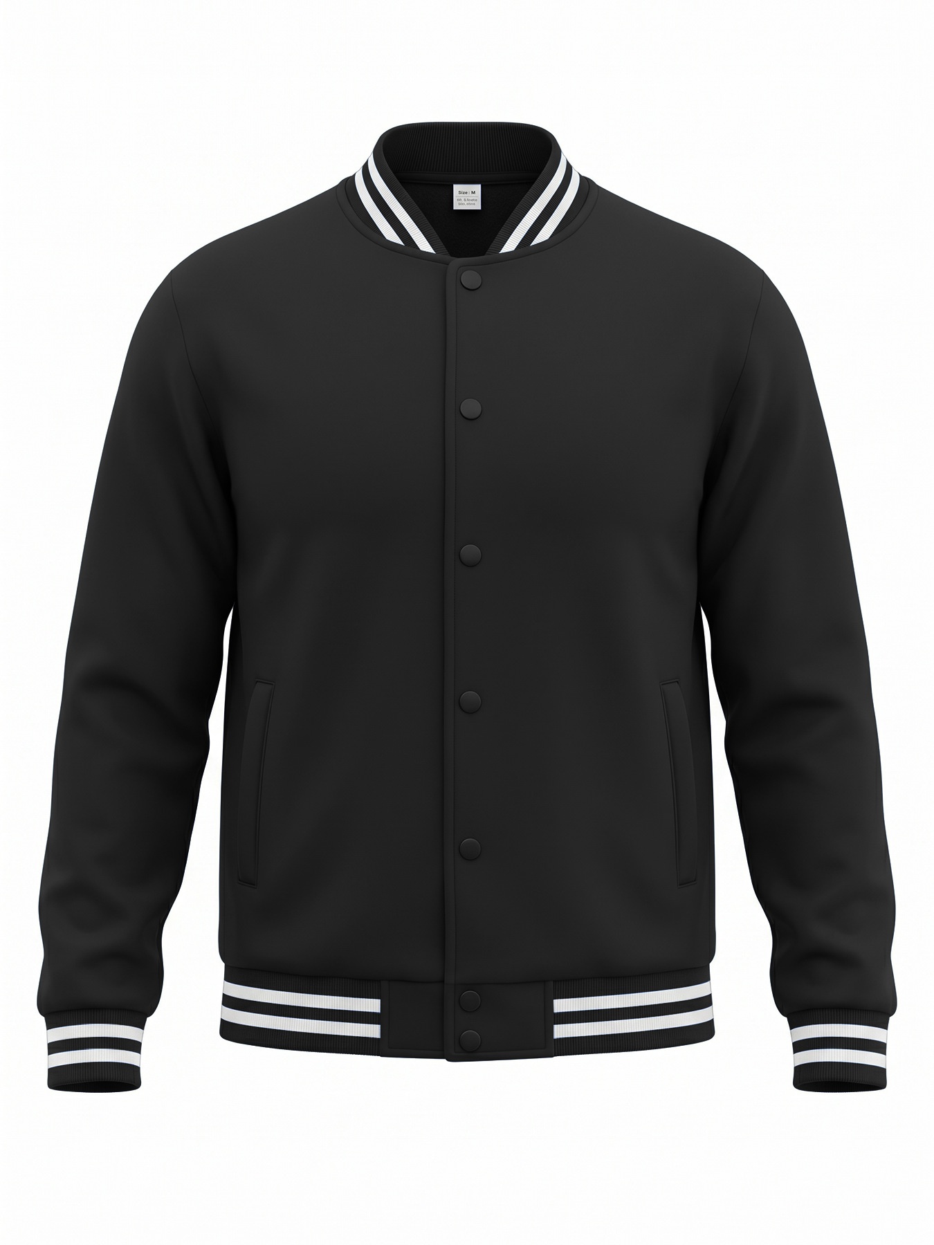 Men's Button Varsity Jacket