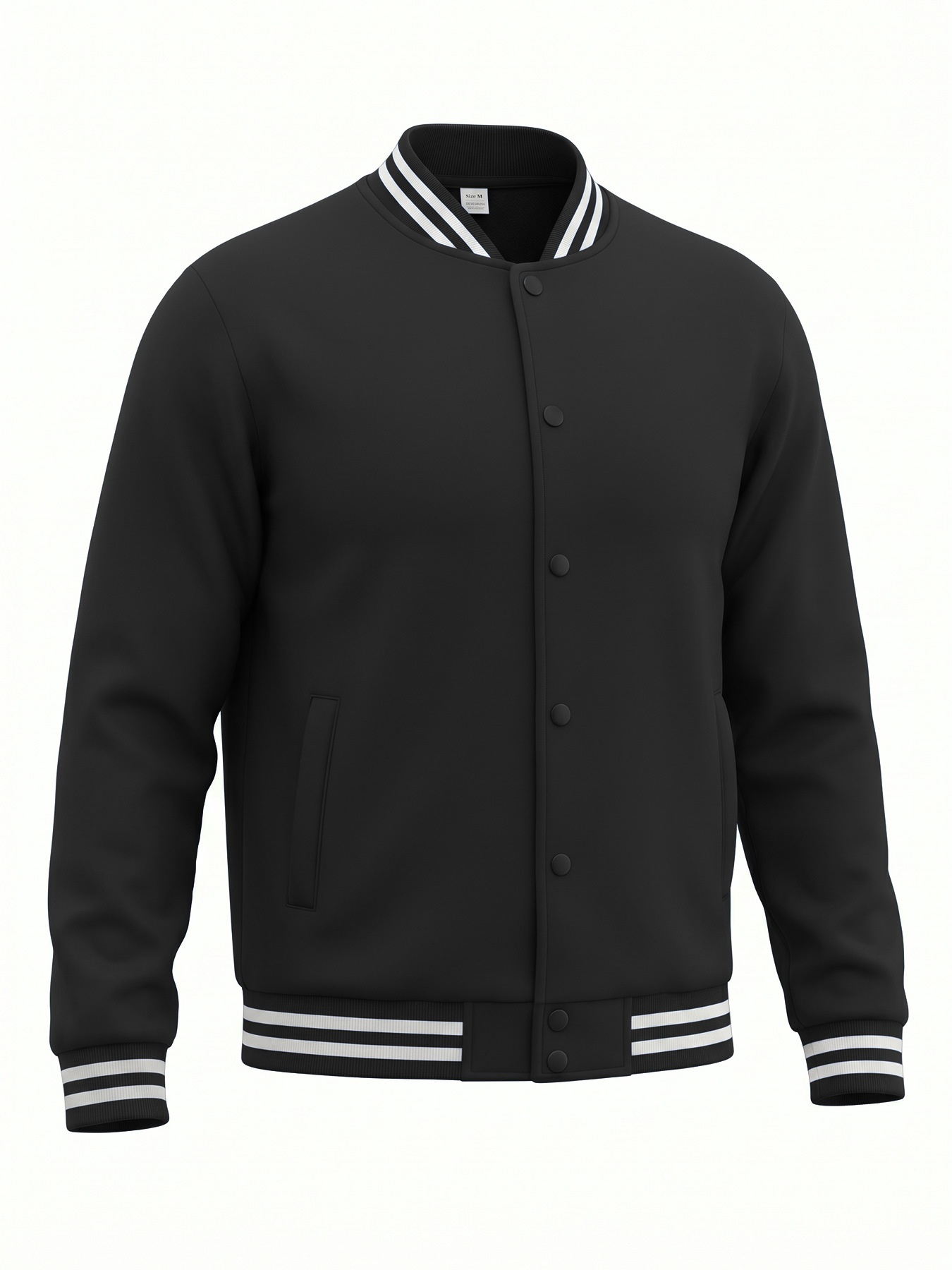 Men's Button Varsity Jacket