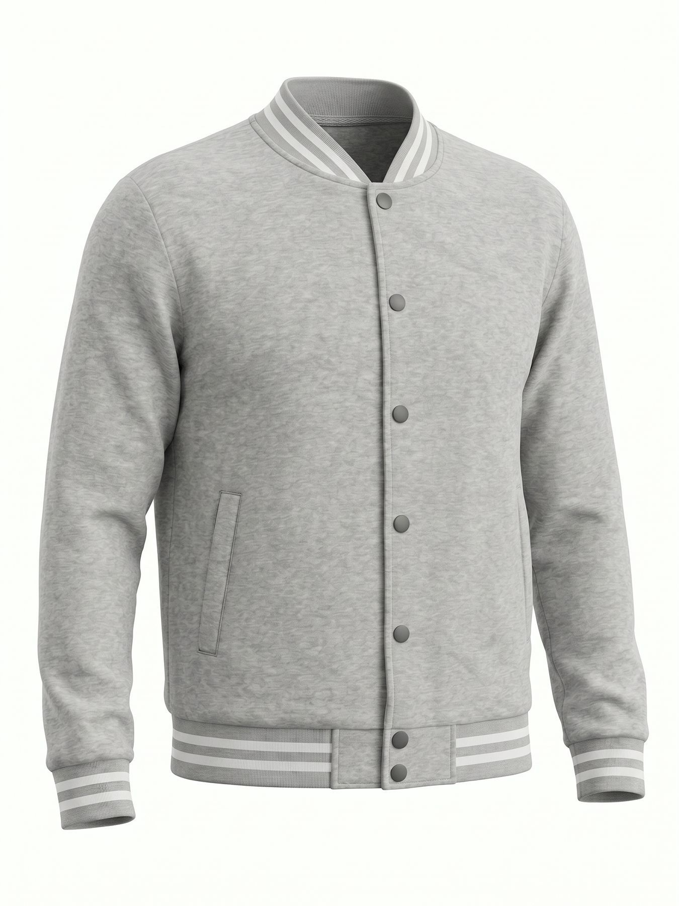 Men's Button Varsity Jacket