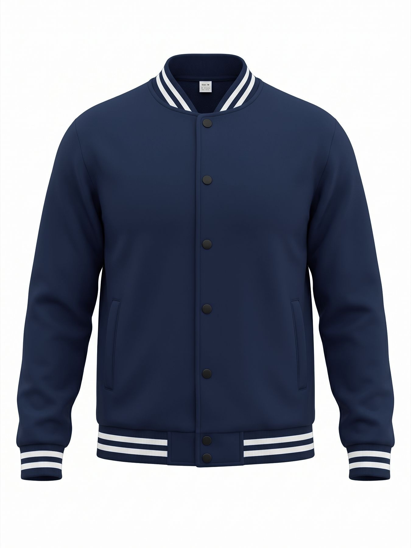Men's Button Varsity Jacket