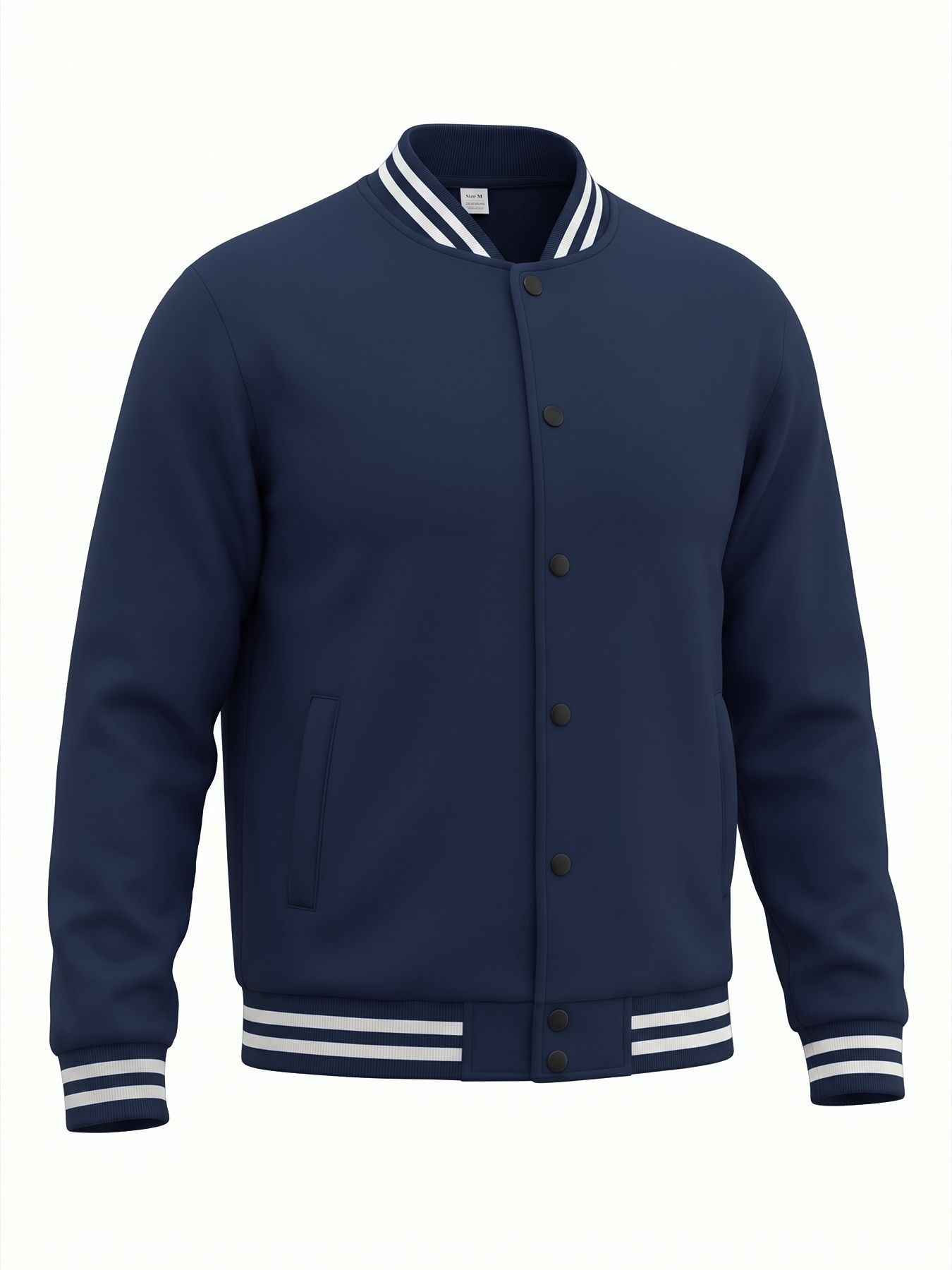 Men's Button Varsity Jacket