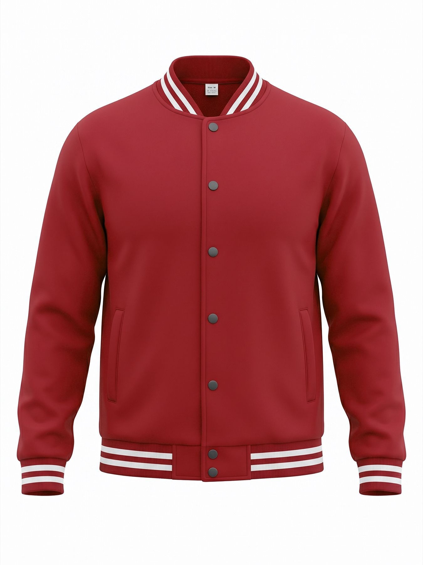 Men's Button Varsity Jacket