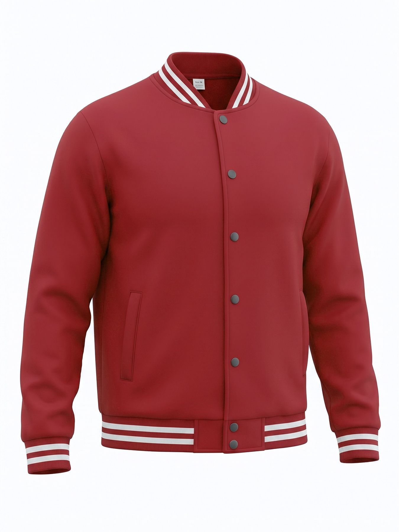 Men's Button Varsity Jacket