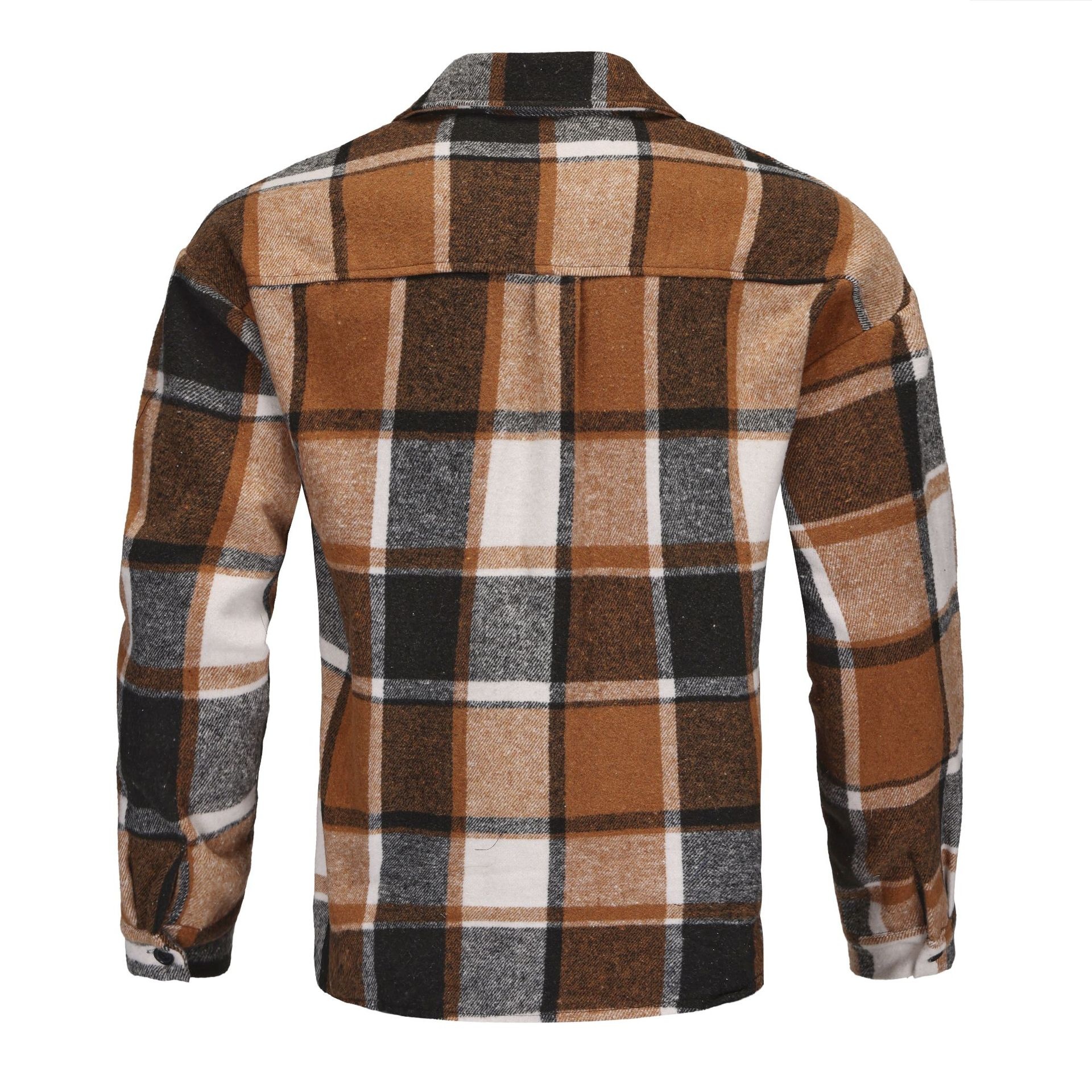 Men's Plaid Button-Down Shirt