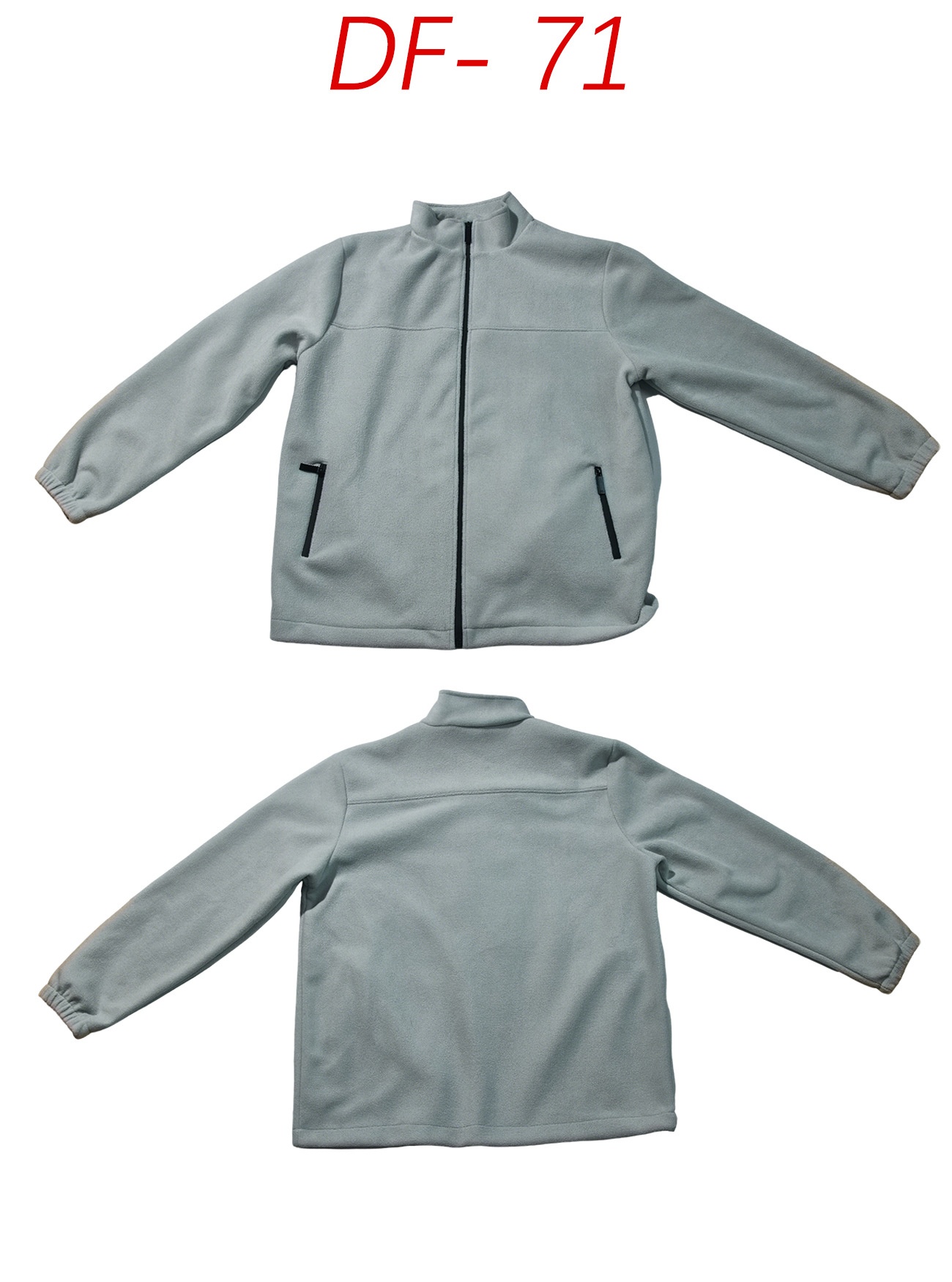 Men's Full-Zip Fleece Stand-Collar Jacket