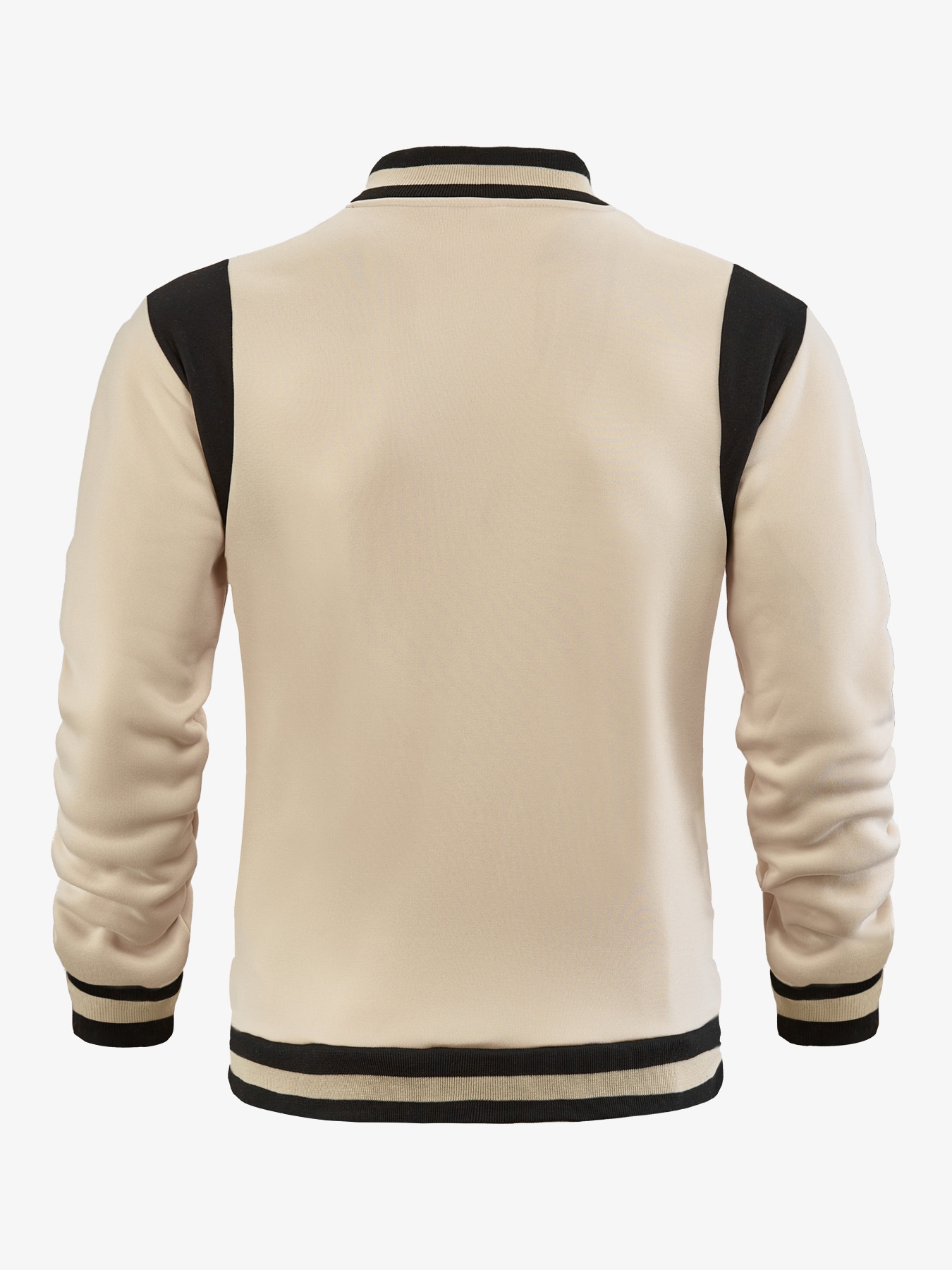 Men's Snap-Button Varsity Jacket