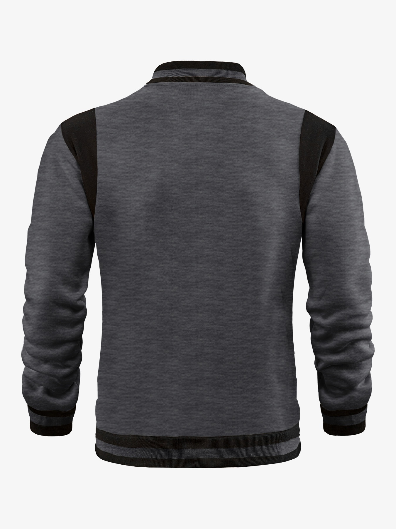 Men's Snap-Button Varsity Jacket