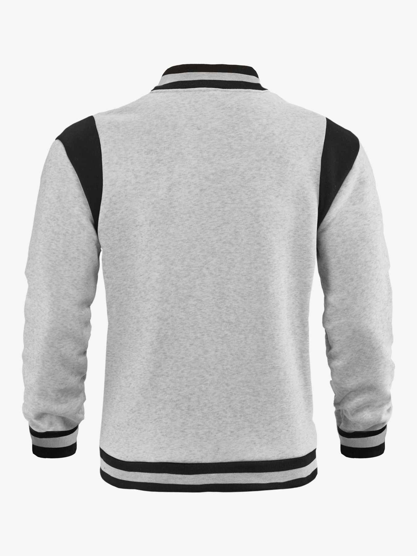 Men's Snap-Button Varsity Jacket
