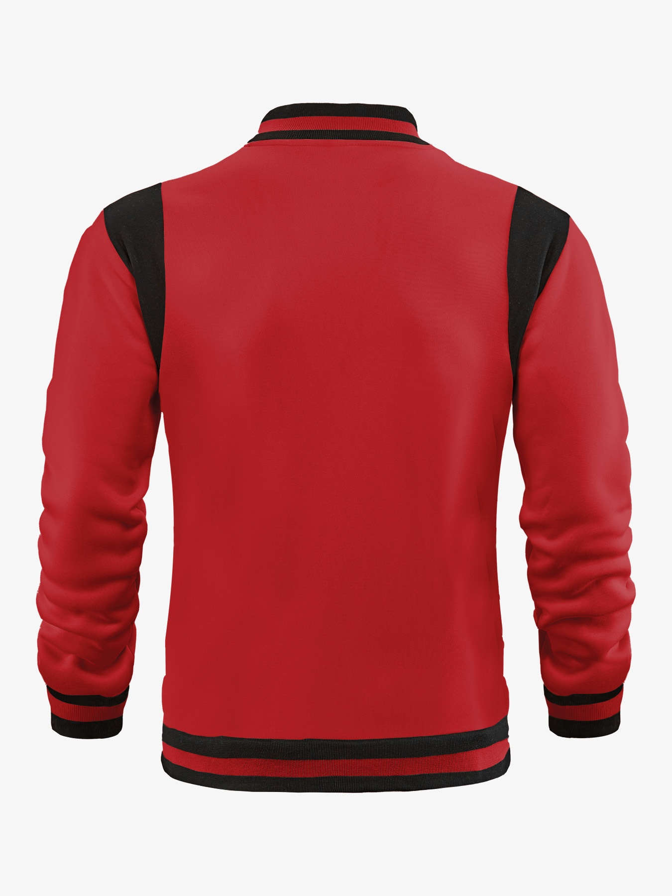 Men's Snap-Button Varsity Jacket