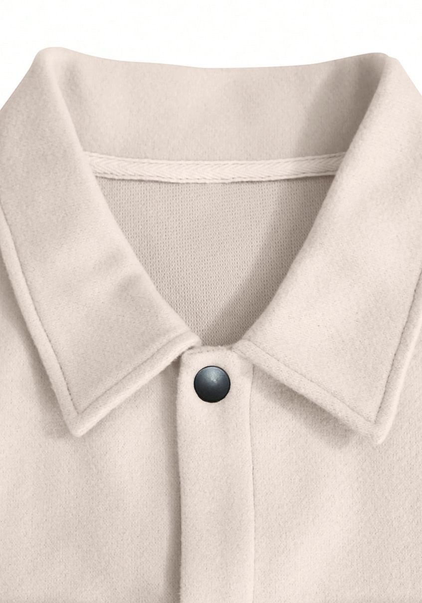 Men's Button-Front Collared Jacket