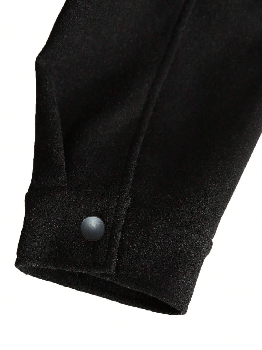 Men's Button-Front Collared Jacket