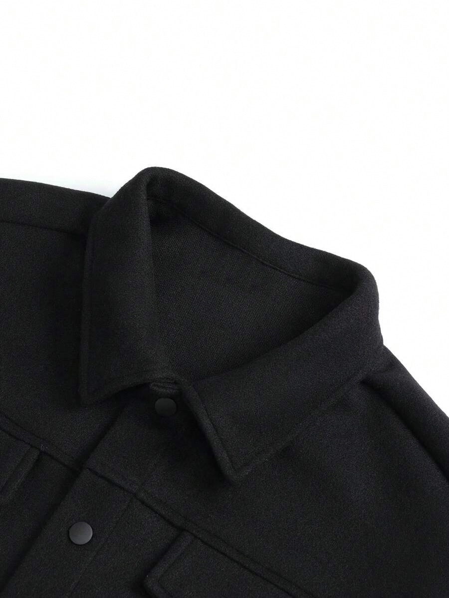 Men's Button-Front Collared Jacket