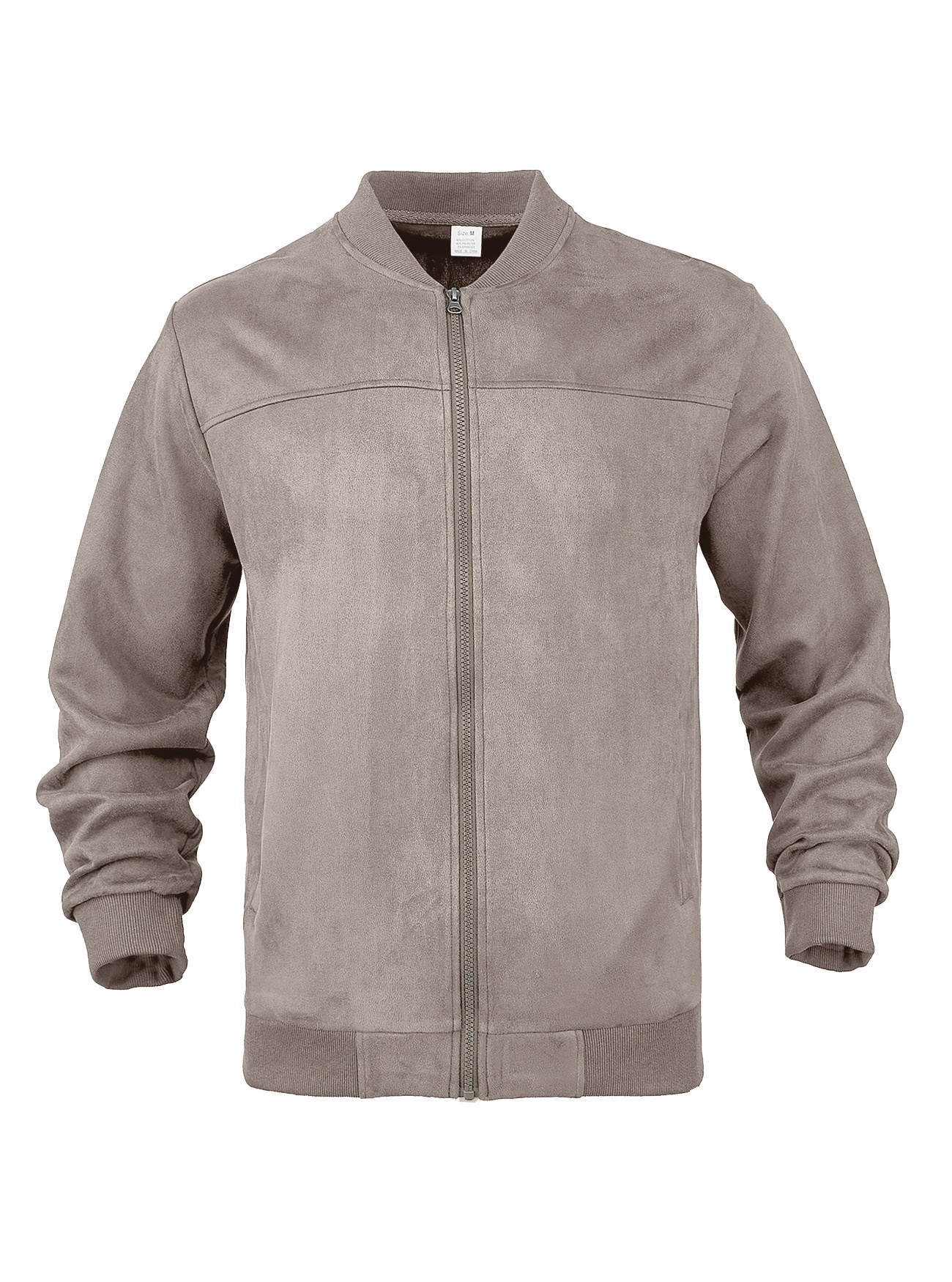 Men's Zip-Front Bomber Jacket