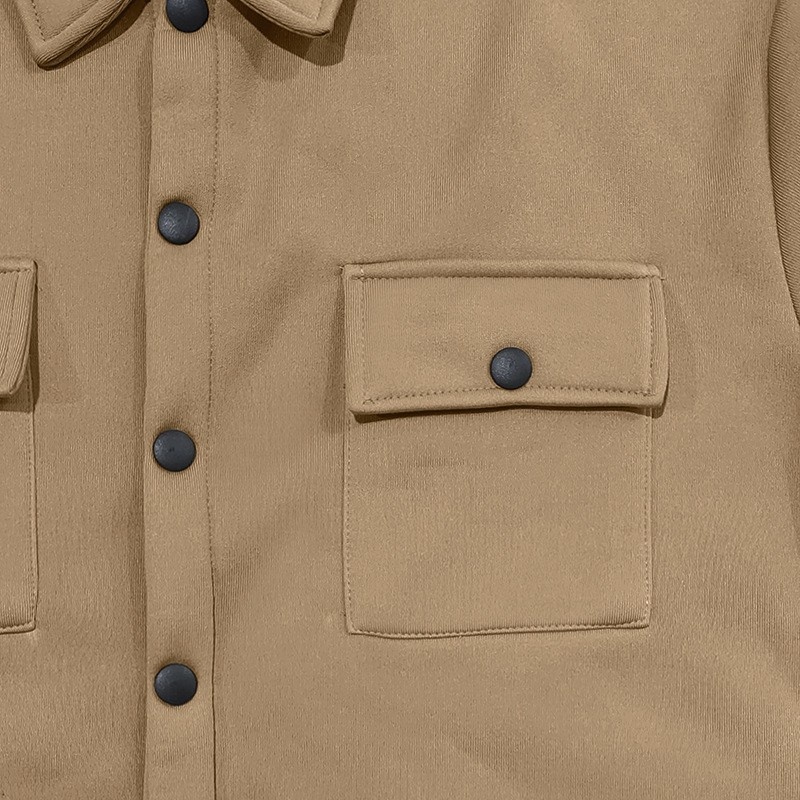 Men's Button-Up Shirt with Chest Pockets