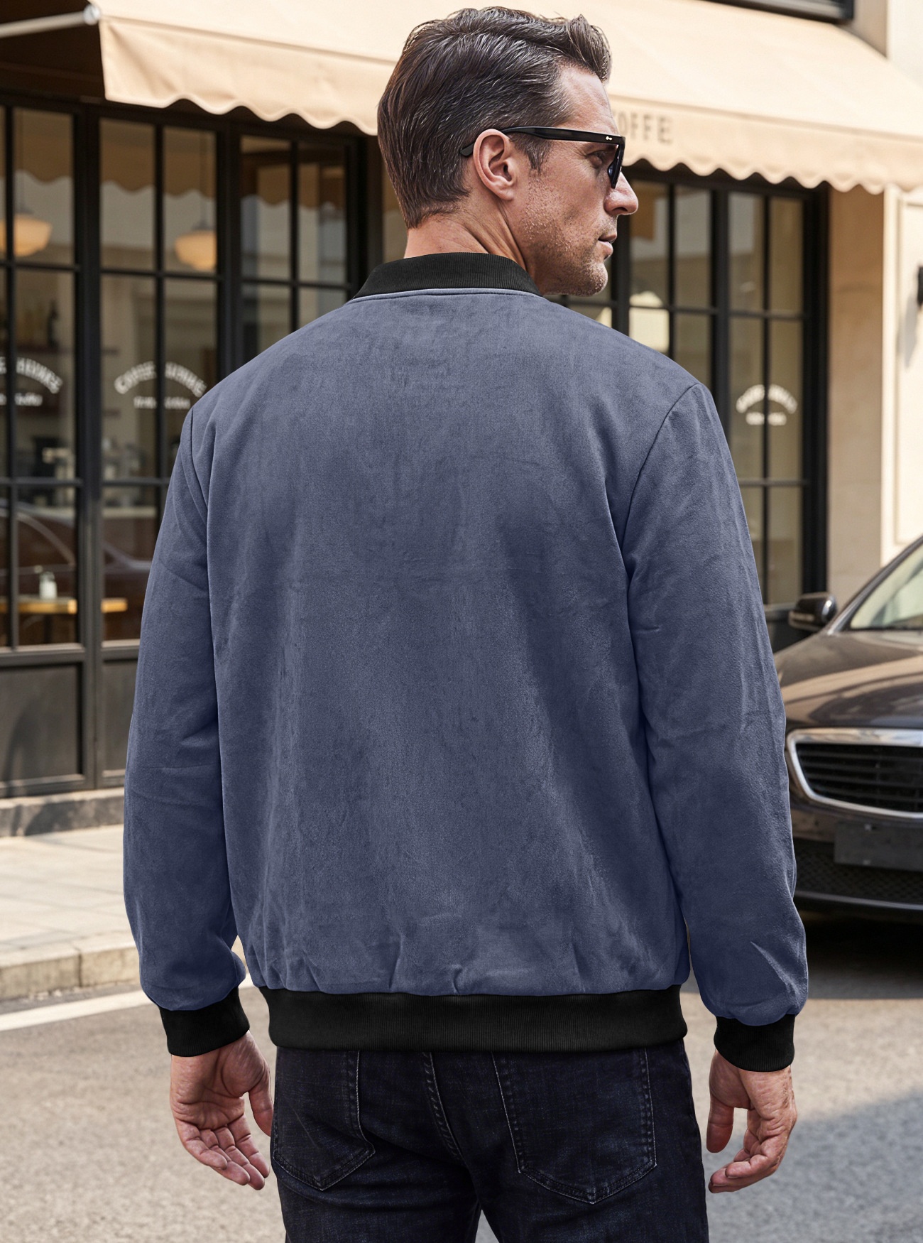 Men's Zip Bomber Jacket