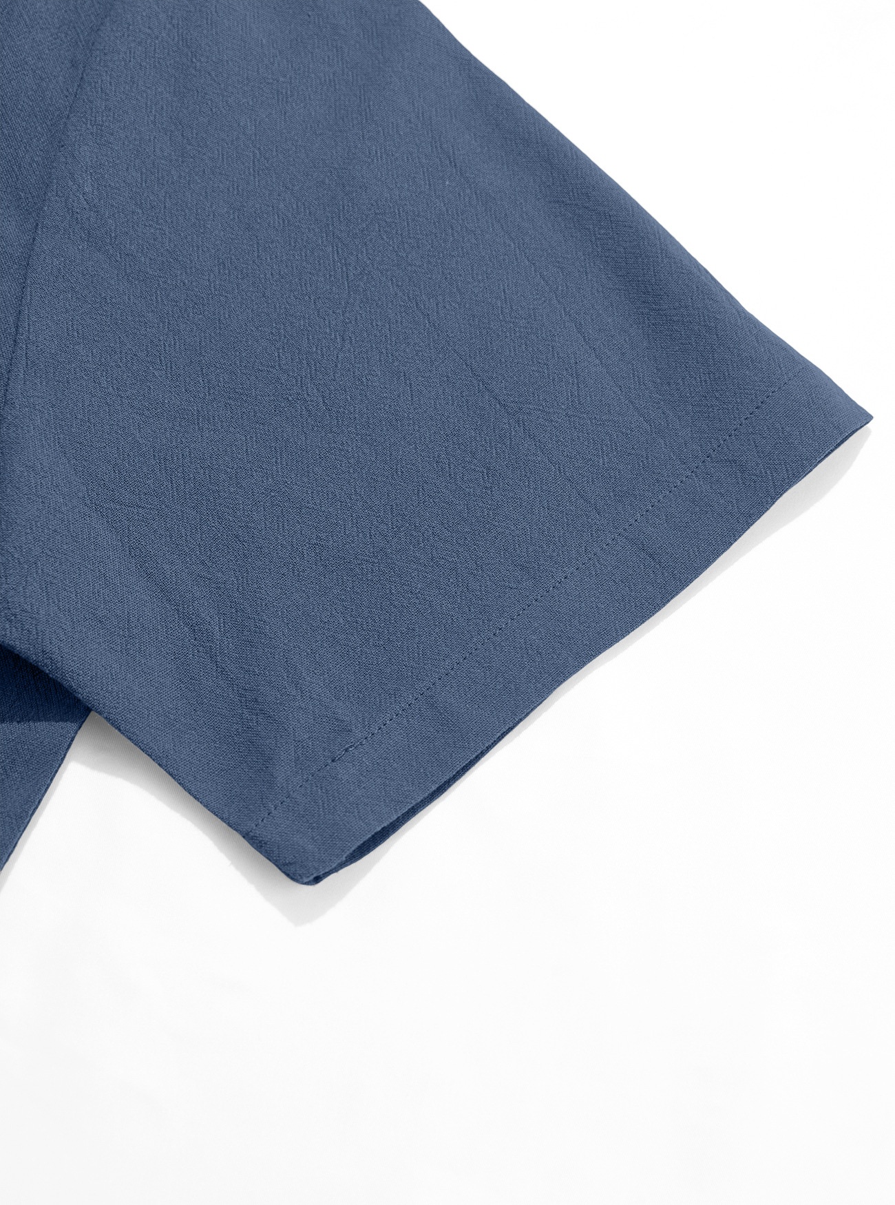 Men's Blend Cuban Collar Short Sleeve Shirt