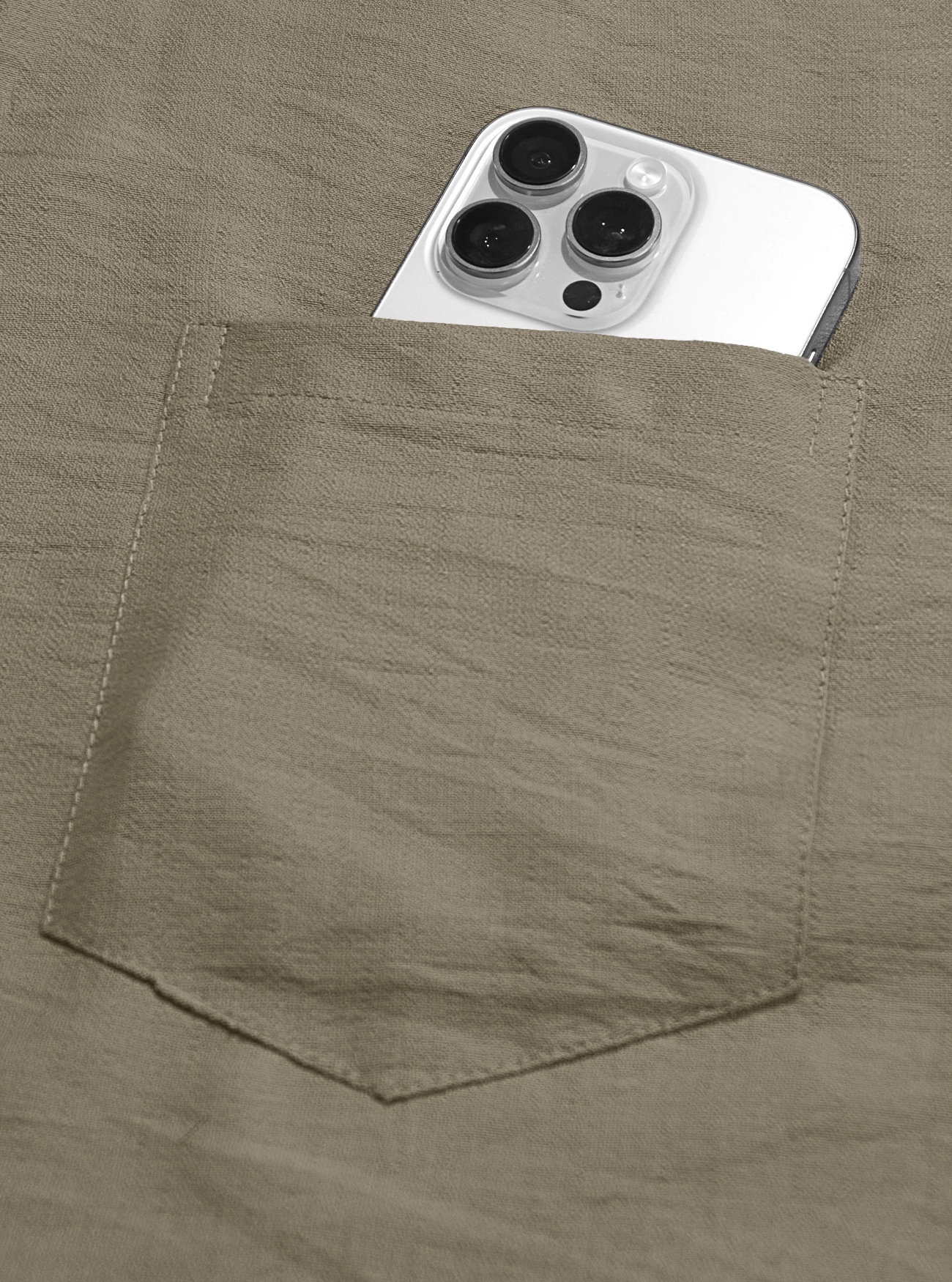 Men's Blend Short Sleeve Casual Button Down Shirt