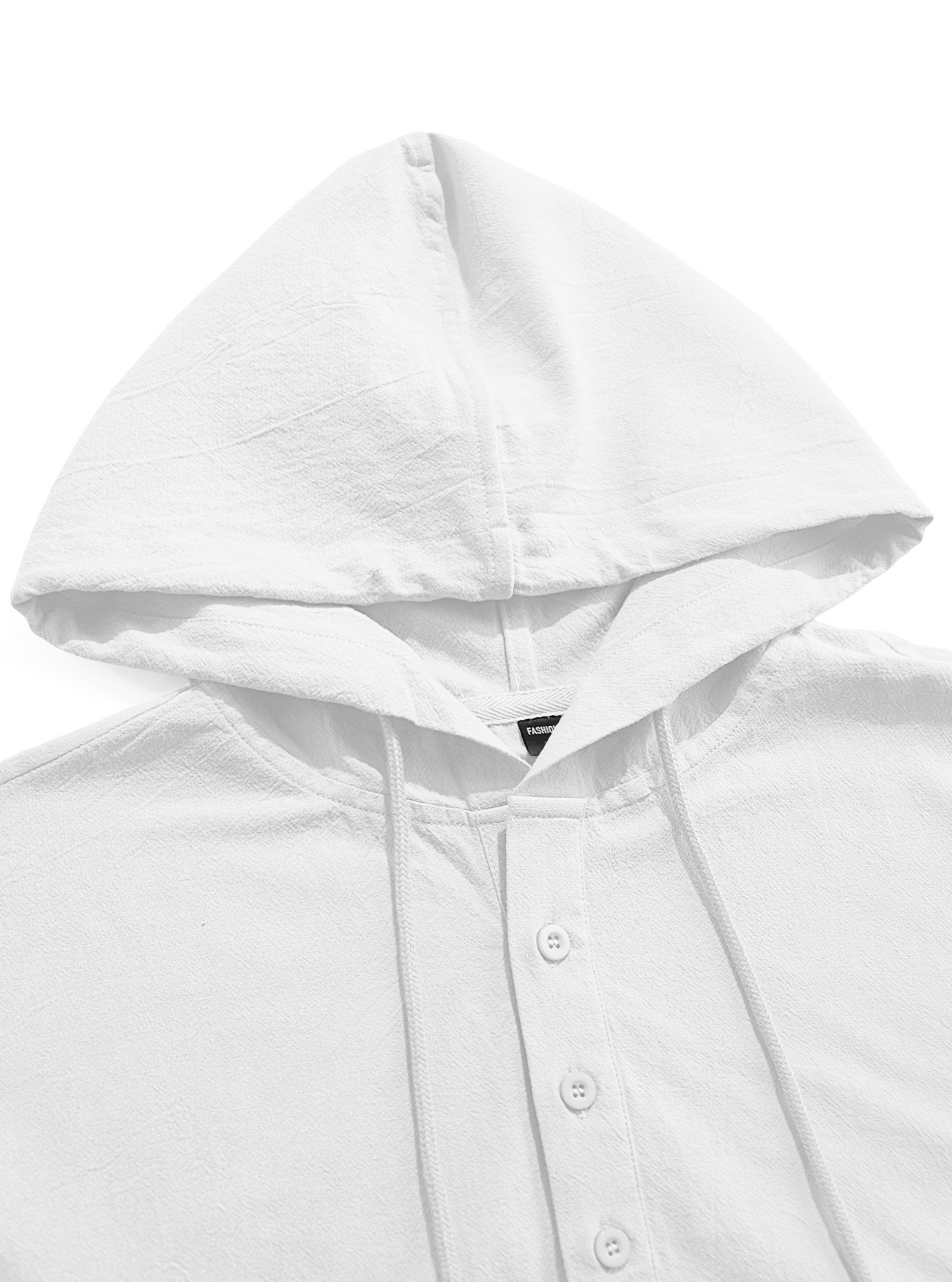 Men's Short Sleeve Hooded Polo Shirt