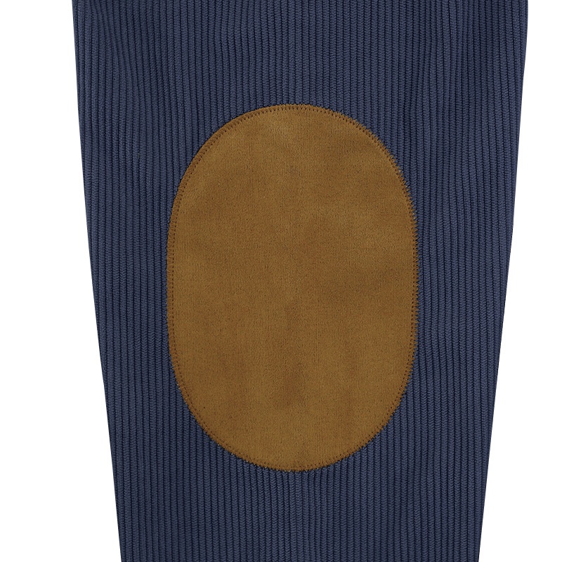 Men's Colorblock Ribbed Knit Pullover with Button Placket