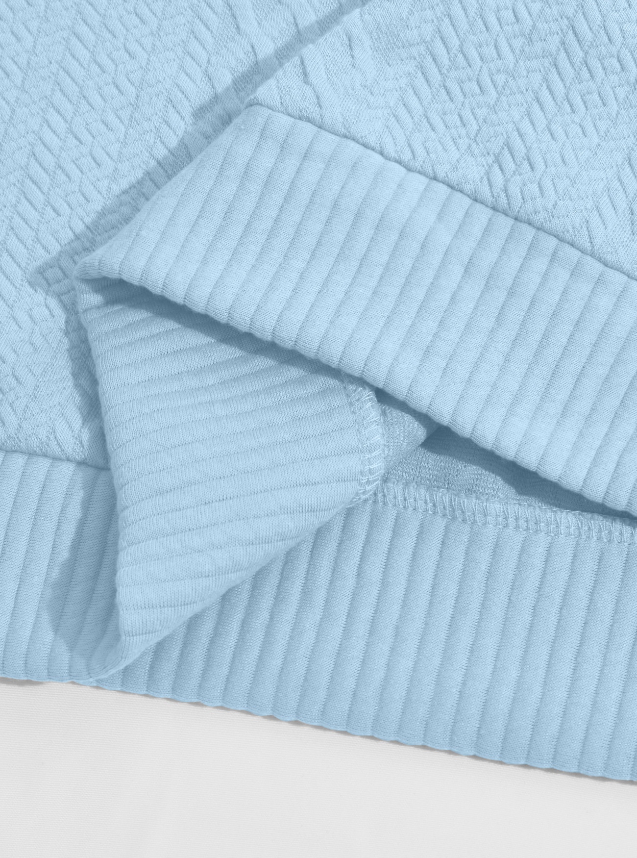 Men's Contrast Patchwork Henley Sweater