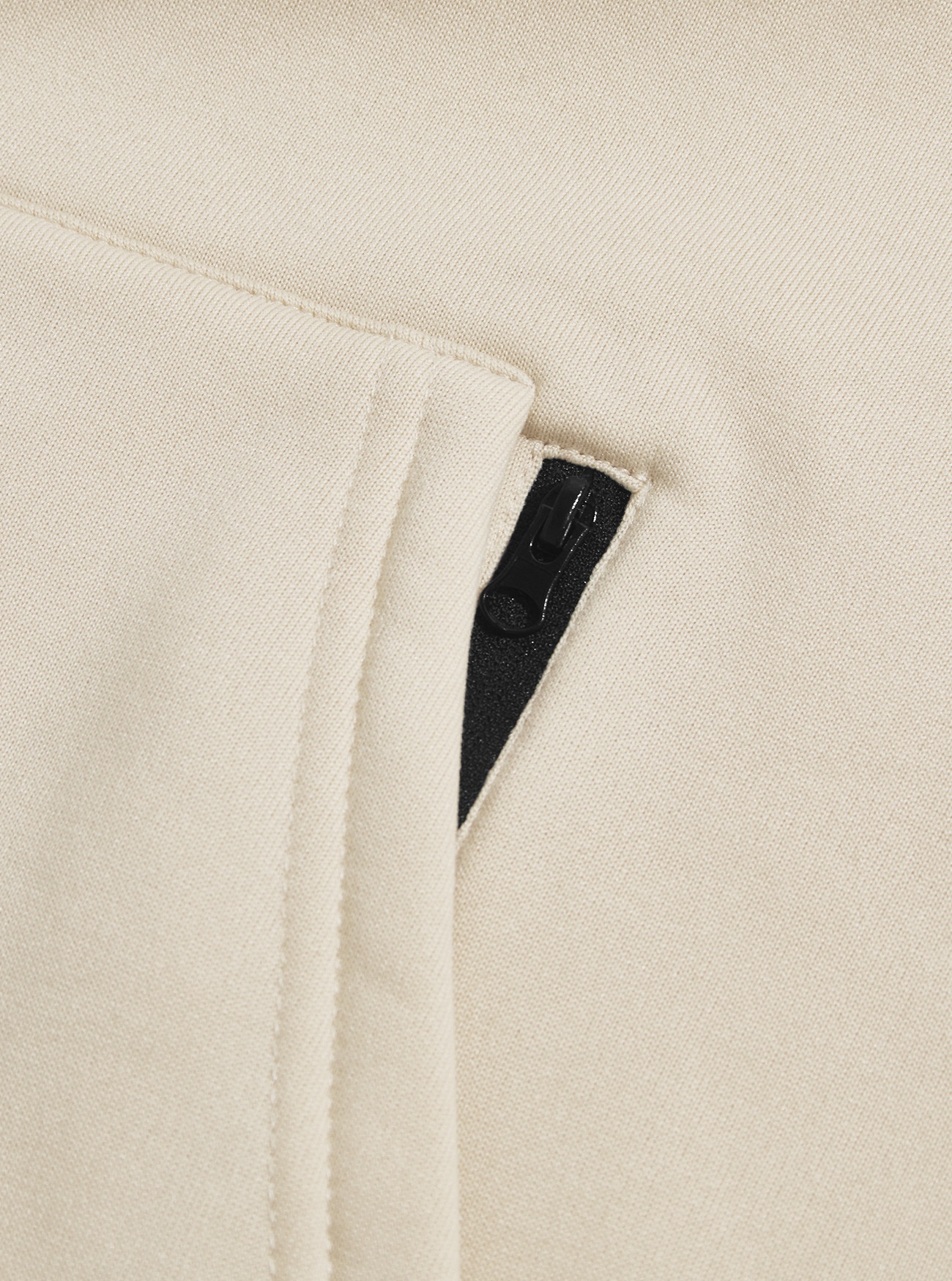 Men's Solid Color Hoodie with Zipper Pocket