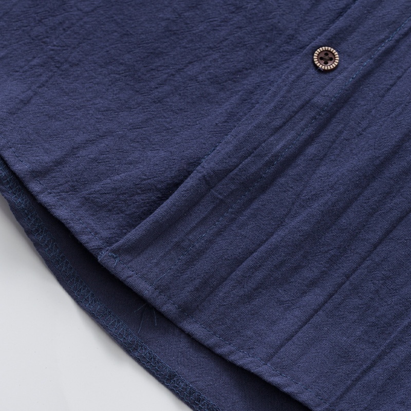 Men's Sleeveless Hooded Button Shirt - Casual Beach Top