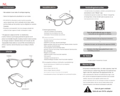 AG18 Black TR90 Smart AI Glasses #BS1223-0004