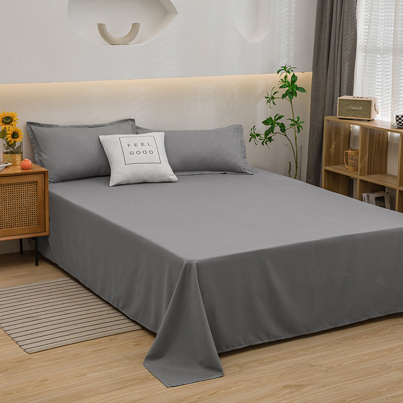 Soft Breathable Washed Cotton Bedding Sheet-  Light Weight Essentials for Spring/Summer
