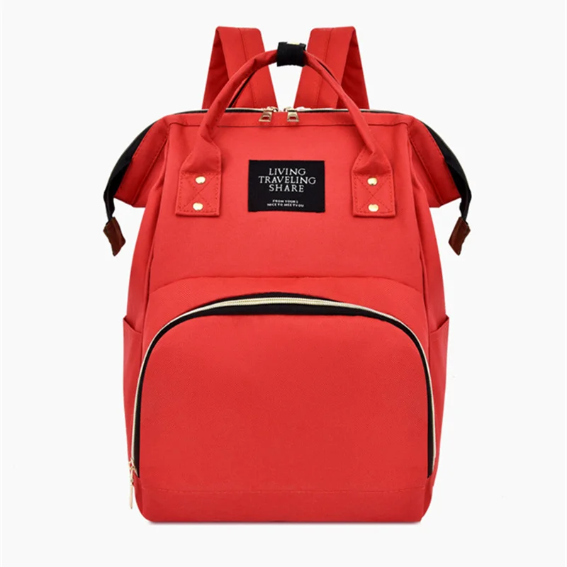 Zaino fasciatoio leggero, borsa da viaggio capiente per neonati con tasche termiche per biberon, zaino premaman impermeabile.