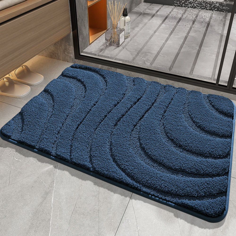 Absorbent Non-Slip Bath Mat & Door Mat - Quick Dry