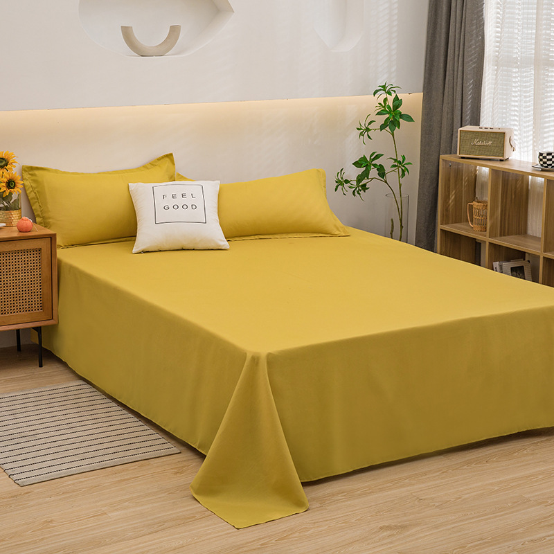 Soft Breathable Washed Cotton Bedding Sheet-  Light Weight Essentials for Spring/Summer