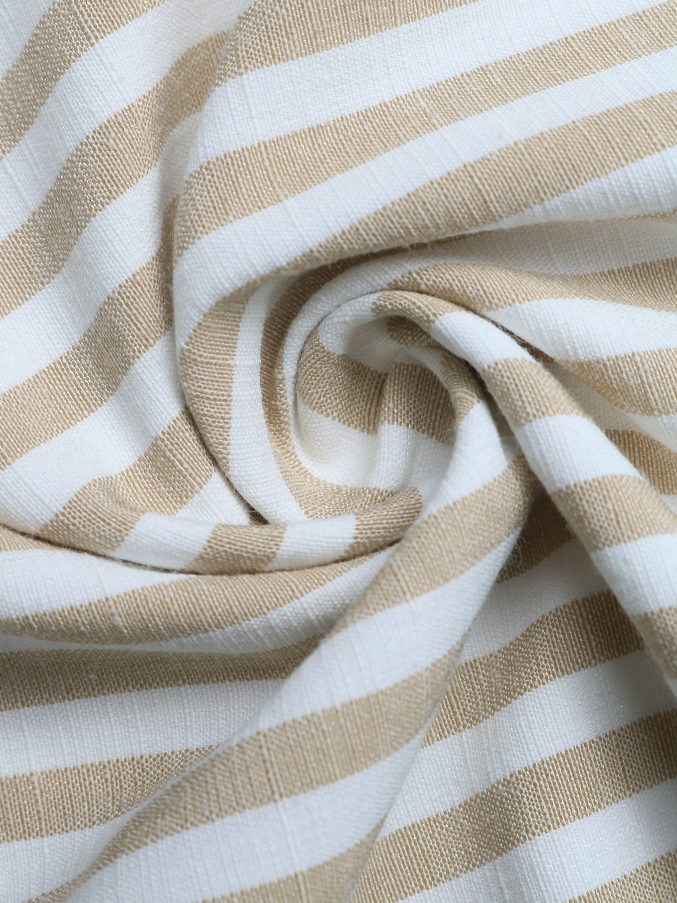 Striped Lace-Up Vest & Wide-Leg Pants Two-Piece Set