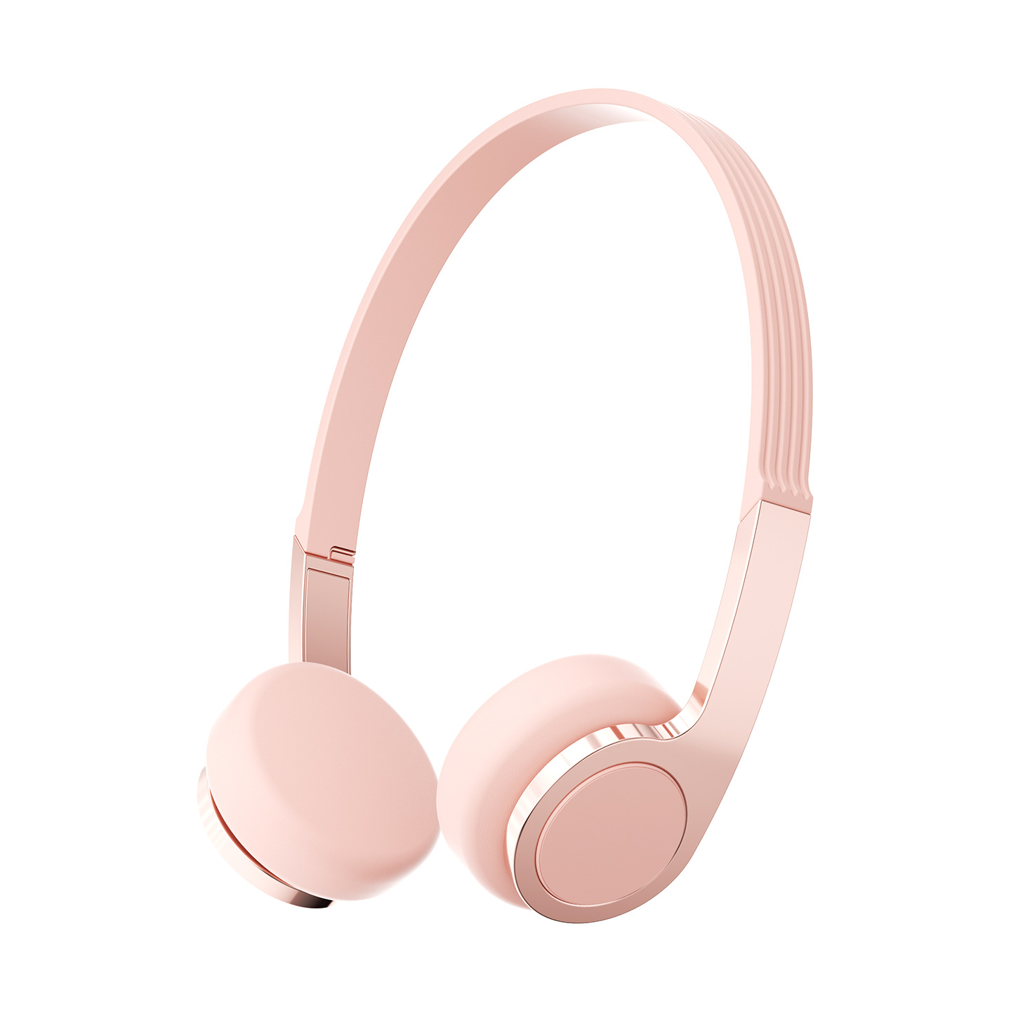 Wireless Bluetooth 5.3 On-Ear Headphones with AI Noise Cancellation Mic, Large Audio Drivers, Lightweight Ergonomic Soft Ear Cushions for Calling & Commute