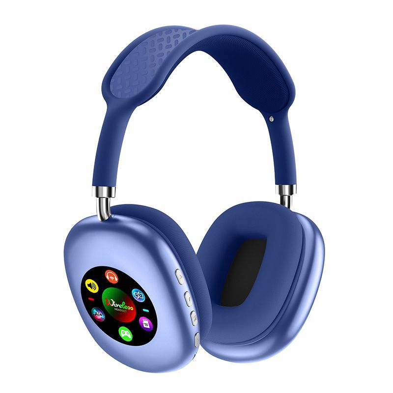 RGB Digital Display Screen Wireless Bluetooth Headphones - AKZ615B